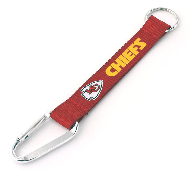 NFL Kansas City Chiefs Carabiner Lanyard Keychain - DiscoSports
