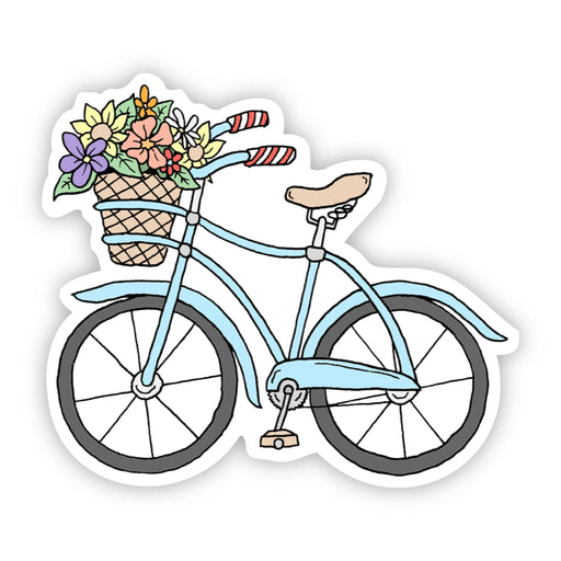 Blue Bicycle Sticker Summer Vibes - DiscoSports