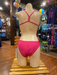 Speedo Open Back One Piece in Electric Pink - DiscoSports