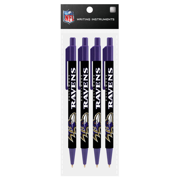 Baltimore Ravens 4 Pack Cool Color Pens