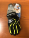 Easton Girl's Synergy Fastpitch Batting Gloves in Black/Optic Yellow - DiscoSports