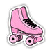 Pink Rollerblade Aesthetic Sticker - DiscoSports