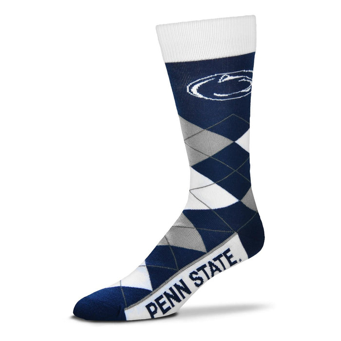 Penn State Nittany Lions Argyle Lineup Socks - DiscoSports