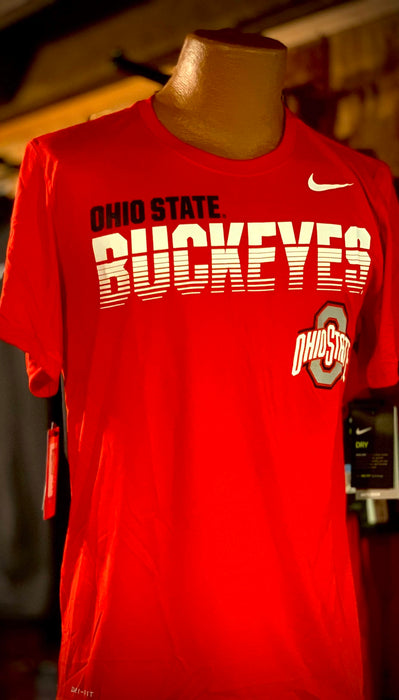 Ohio State University Lined T-Shirt - DiscoSports