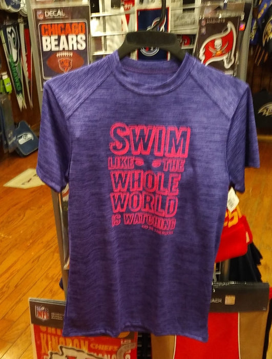Swim Like The Whole World Is Watching T-Shirt - DiscoSports
