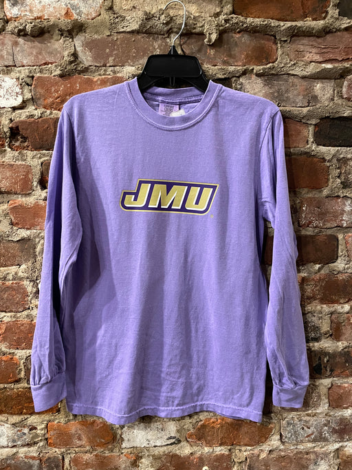 James Madison Adult Lavender Long Sleeve T-shirt - DiscoSports