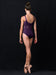 Embroidered Purple Leotard in "Mystery" - DiscoSports