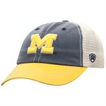 University of Michigan adjustable 3 tone trucker hat - DiscoSports