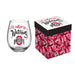 Ohio State Stemless Wine Glass with Gift Box - DiscoSports