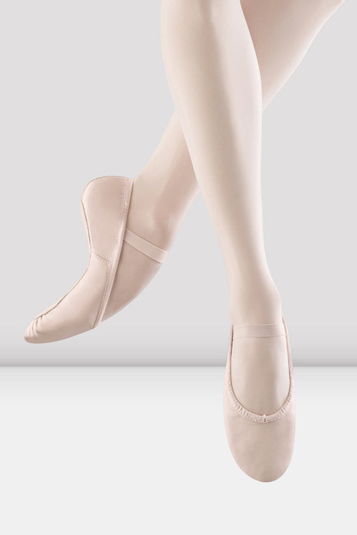 Bloch Girls Dansoft Leather Ballet Shoes - DiscoSports