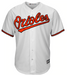 Men's Majestic White Baltimore Orioles Official Cool Base Jersey - DiscoSports