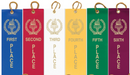 Award Ribbons (First-Sixth Place) - DiscoSports