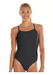 Women's Dolfin Team Solid V-2 Back Competitive One-Piece Swimsuit - DiscoSports