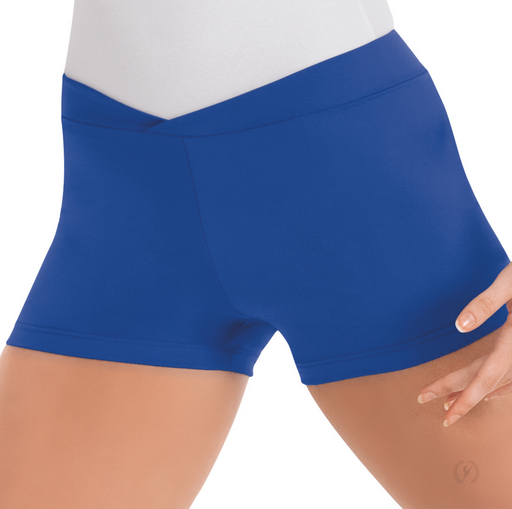 Eurotard Womens V Front Booty Shorts with Tactel® Microfiber - DiscoSports