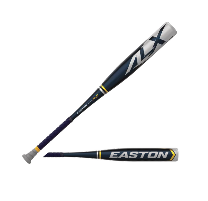 Easton Alpha ALX 1PC Alloy 2 5/8” BBCOR Baseball Bat 2022 (-3) - DiscoSports