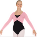 Eurotard Women's Soft Knit Twist Front Mini Ballet Sweater - DiscoSports