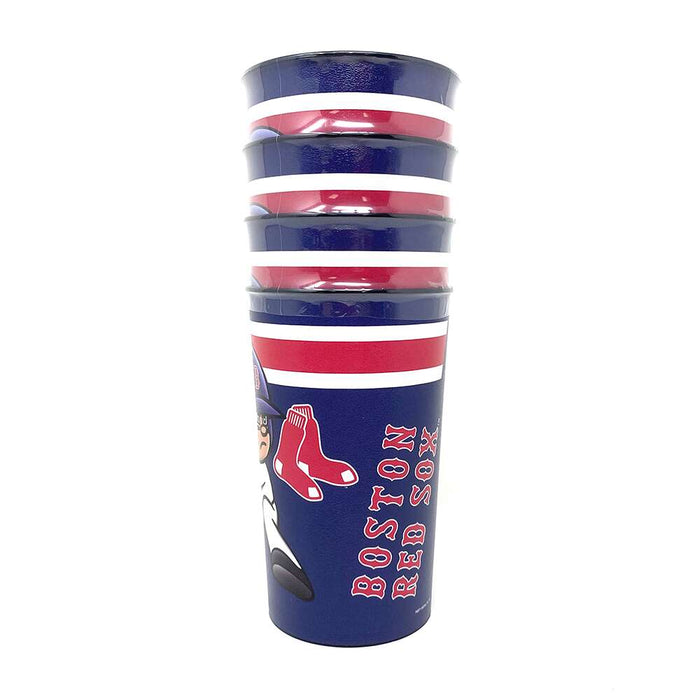 Boston Red Sox Party Cup 4-Pack - DiscoSports