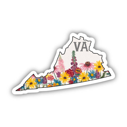 Virginia Painterly Pattern Sticker - DiscoSports