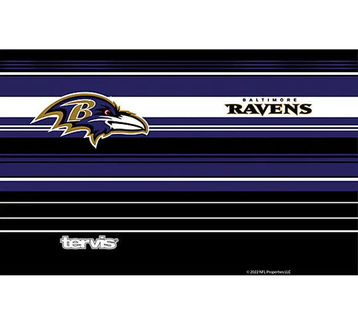 Baltimore Ravens Hype Stripes 20oz Tervis - DiscoSports