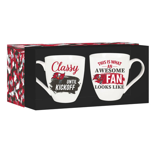 Tampa Bay Buccaneers Ceramic Mugs Gift Set - DiscoSports