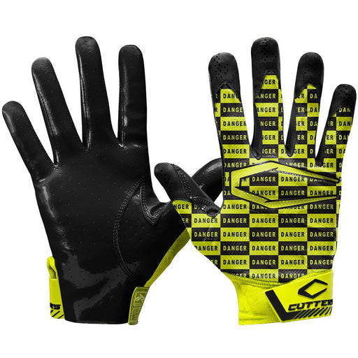 Cutter Danger Rev Pro 4.0 Receiver Football Gloves - DiscoSports