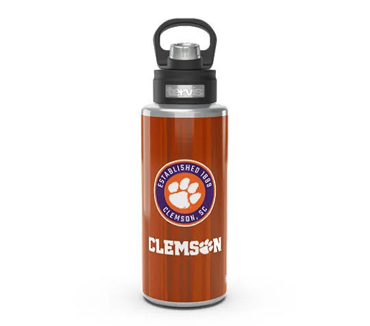 Clemson Tigers All In 32oz Deluxe Spout Wide Mouth Tervis - DiscoSports