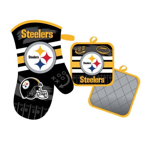 Pittsburgh Steelers Oven Mitt and Pot Holder