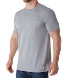 Russell Athletic Men's Short Sleeve Cotton T-Shirt in Ashe Gray - DiscoSports