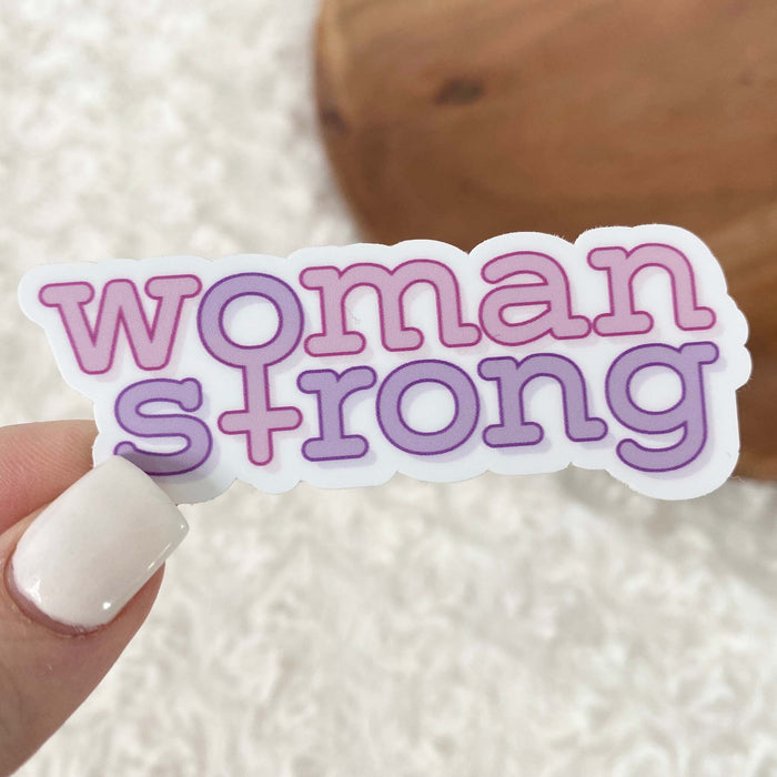 "Woman Strong" Sticker