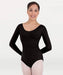 Body Wrappers Women's Classwear Long Sleeve Ballet Cut Leotard - DiscoSports