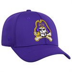 East Coast University 1 fit purple logo hat
