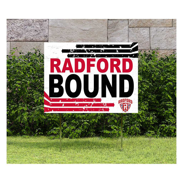 "Radford Bound" Lawn Sign