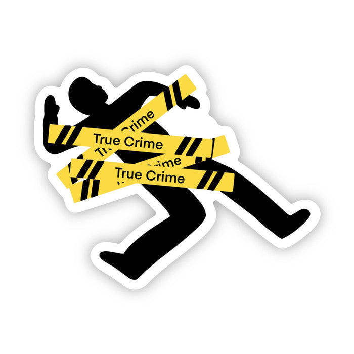 "true crime" horror fan sticker