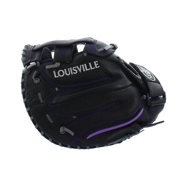 Louisville Slugger Baseball Cap - Purple, Black and White