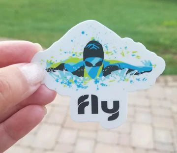 Fly Stroke Sticker - DiscoSports