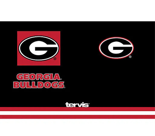 Georgia Bulldogs Blocked 20oz Tervis - DiscoSports