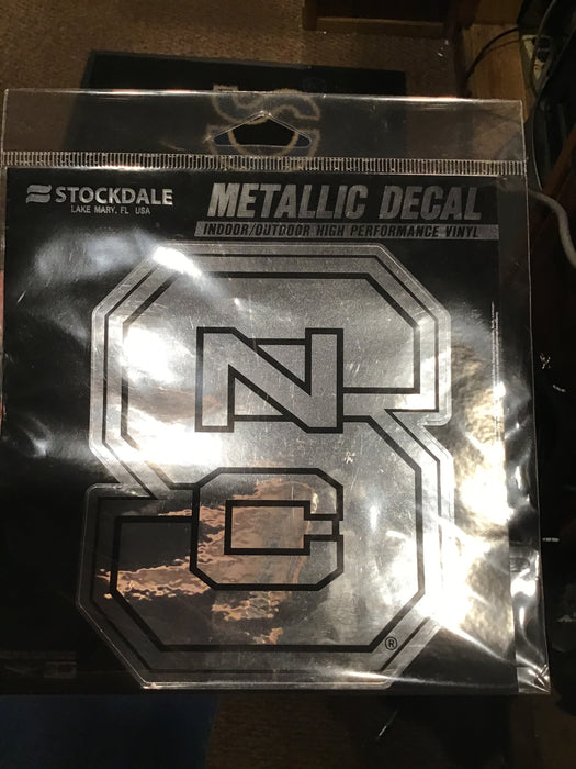 North Carolina State University Metallic Decal - DiscoSports