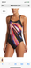 Nike Women's Space Highway Racerback One Piece Swimsuit - DiscoSports
