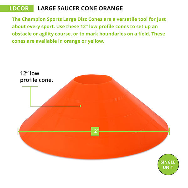 Champion Large Saucer Cone - DiscoSports