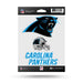 Carolina Panthers Triple Spirit Stickers - DiscoSports