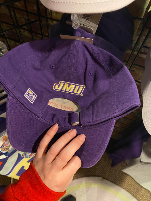 James Madison "Dukes" Bar Adjustable Purple Cap - DiscoSports