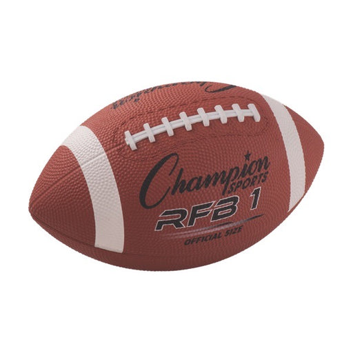 Champion Official Size Rubber Football - DiscoSports