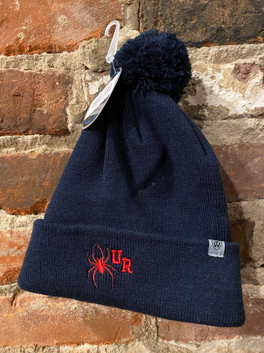Richmond Spiders Cuffed Pom Knit Hat - DiscoSports