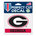 Georgia Bulldogs Perfect Cut Decal - DiscoSports