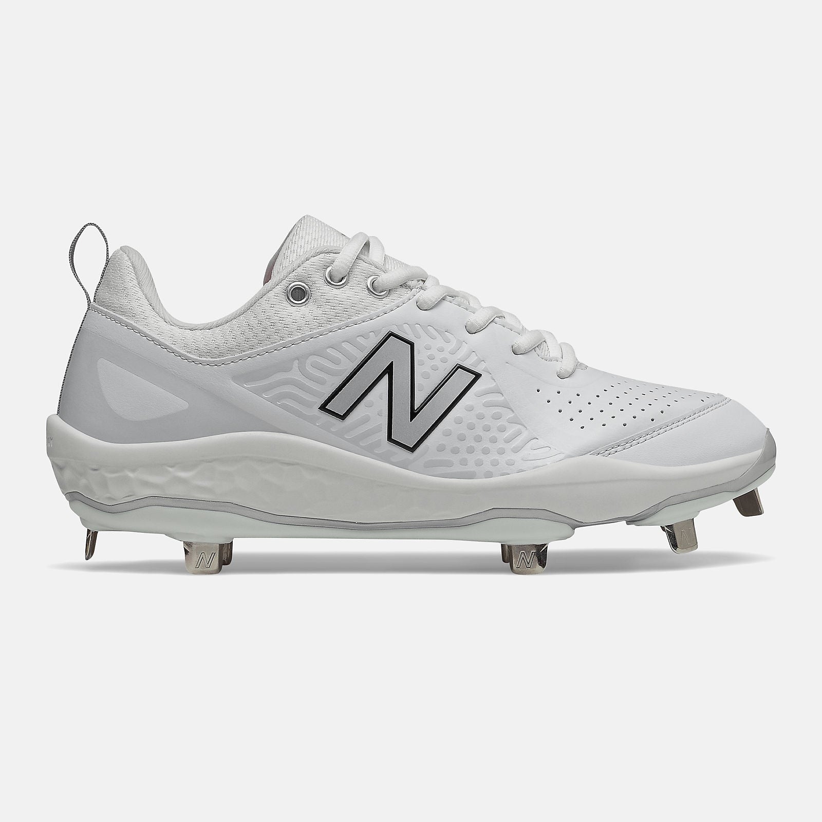 All white new balance softball sales cleats