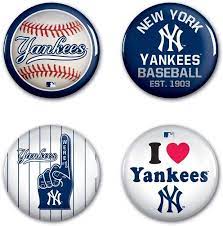 MLB 4 Pack fan buttons - DiscoSports